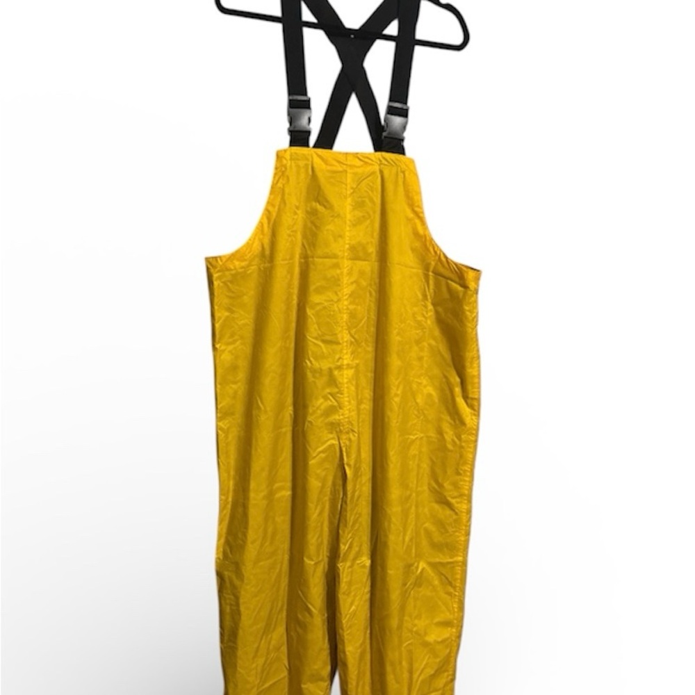 NAVIS Marine Yellow Bib Fishing Sailing Rain Waterproof Overalls - Men’s XXL